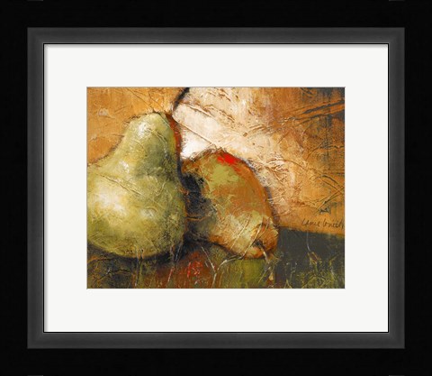Framed Pear Study I Print