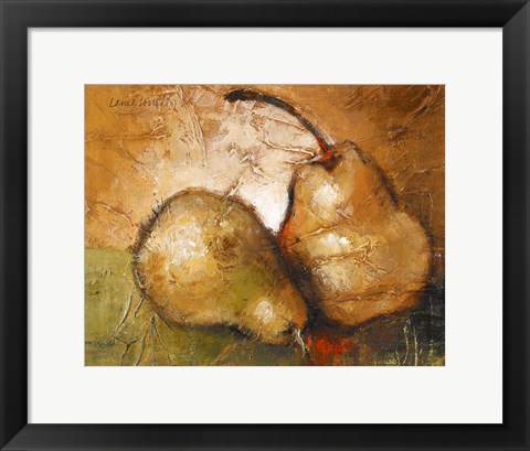 Framed Pear Study II Print