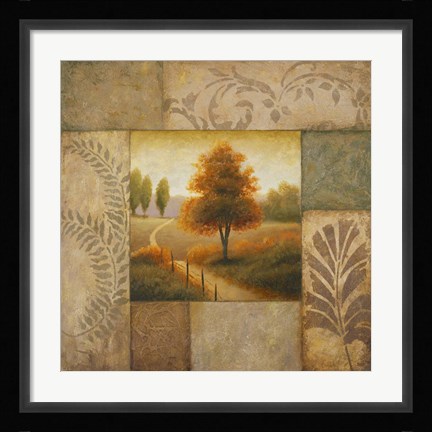 Framed Warm Season I Print