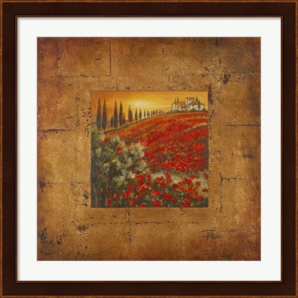 Framed Bella Toscana II Print