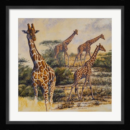 Framed Safari III Print