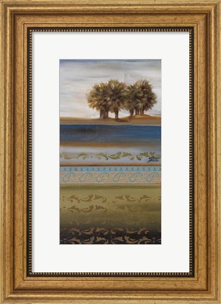 Framed Desert Palms I Print