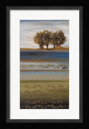 Framed Desert Palms I Print