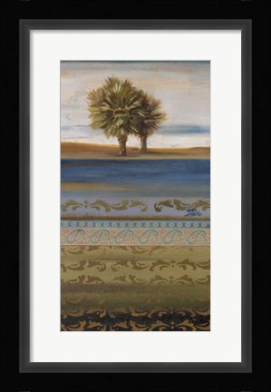 Framed Desert Palms II Print
