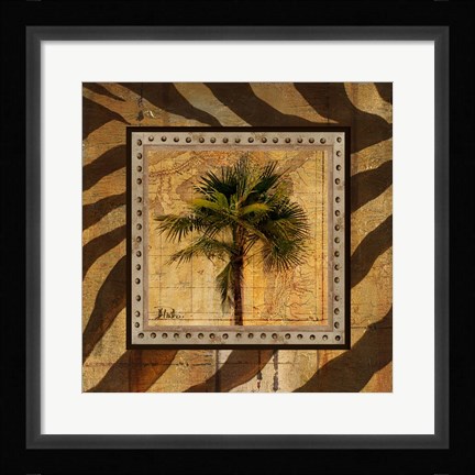 Framed Gold America II Print