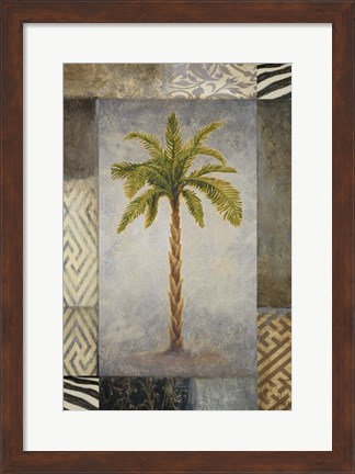 Framed Sun Palm I Print