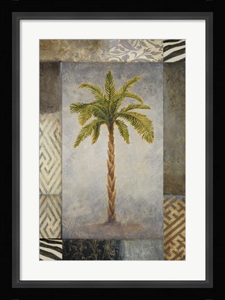 Framed Sun Palm I Print