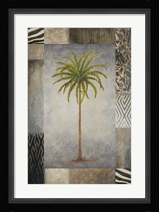 Framed Sun Palm II Print