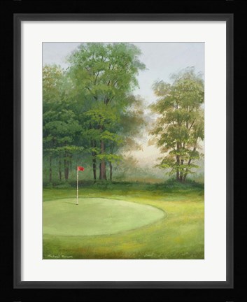 Framed Amacoy Green I Print