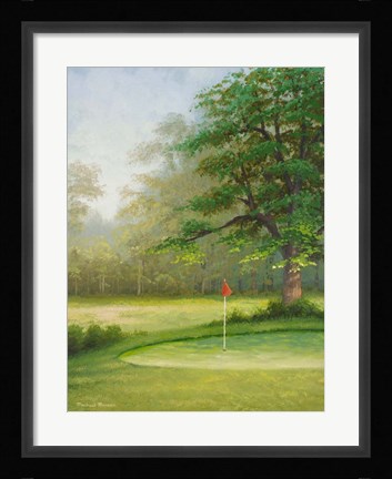 Framed Amacoy Green II Print