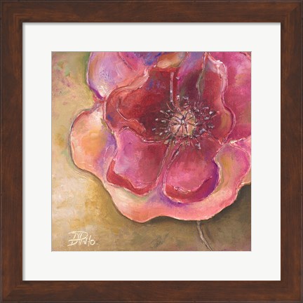Framed Pink Accent II Print