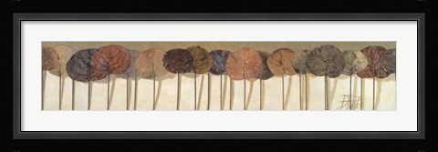 Framed Leaves Show Print
