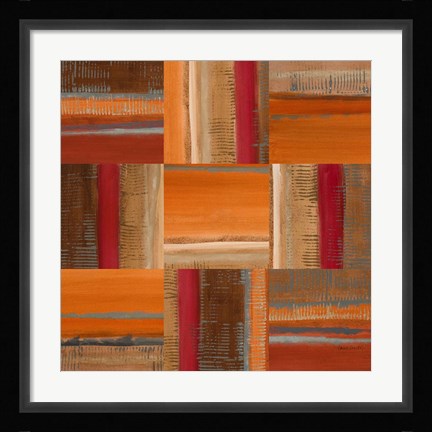 Framed Solar Patch I Print