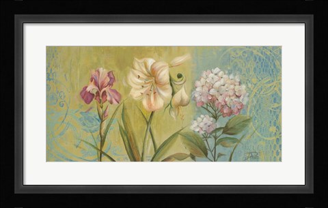 Framed Garden I Print