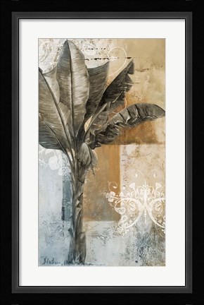 Framed Palm &amp; Ornament I Print