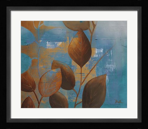 Framed Eco Blue I Print