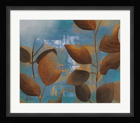 Framed Eco Blue II Print