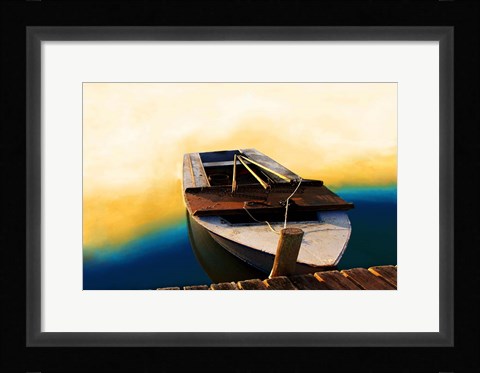Framed Boat II Print