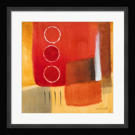 Framed City Night Lights I Print