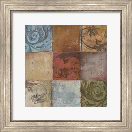Framed Moroccan Patch II Print