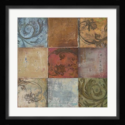 Framed Moroccan Patch II Print