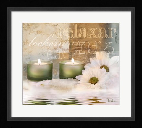 Framed Relaxation I Print
