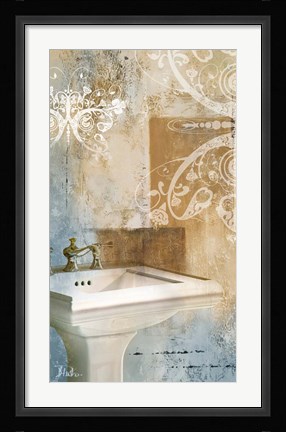 Framed Bathroom &amp; Ornaments II Print