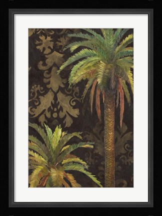Framed Palms I Print