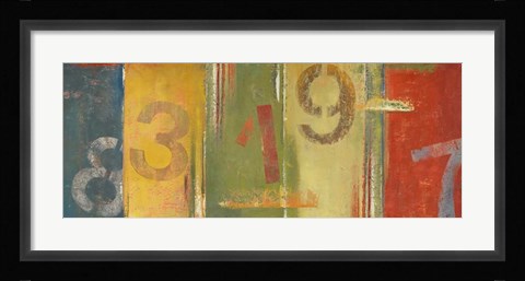 Framed Lucky Numbers II Print