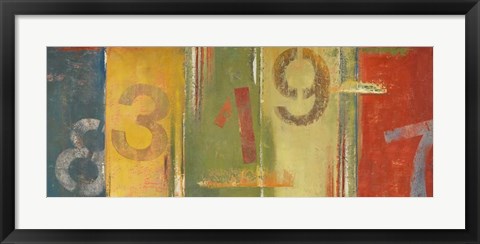 Framed Lucky Numbers II Print