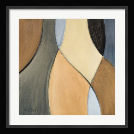 Framed Coalescence, Earthtones I Print