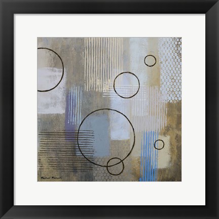 Framed Rain Abstract II Print