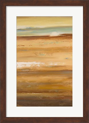 Framed Sunrise Panel I Print