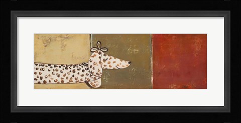 Framed Fashion Puppy II Print