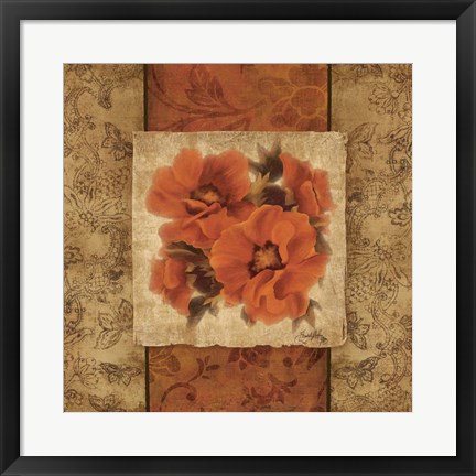 Framed Spice Flower II Print