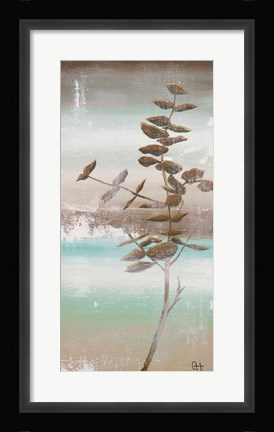 Framed Winter Beach I Print