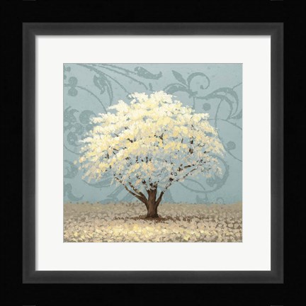 Framed Blue Radiance I Print