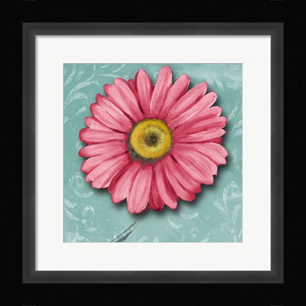 Framed Blooming Daisy IV Print