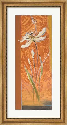 Framed Fancy Floral II Print