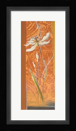 Framed Fancy Floral II Print