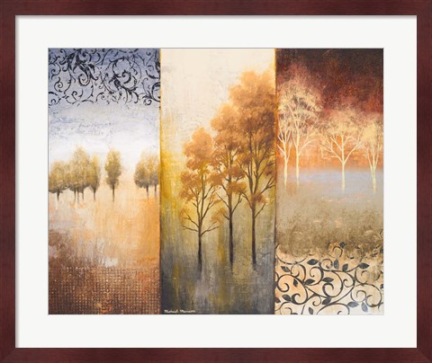 Framed Lost in Trees II Print