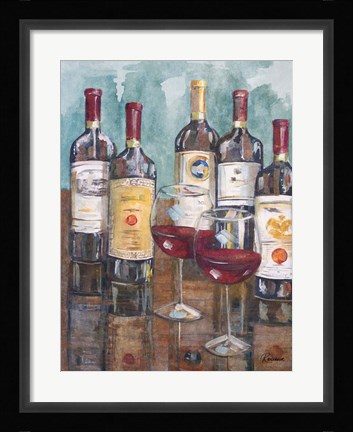 Framed Wine Tasting II Print