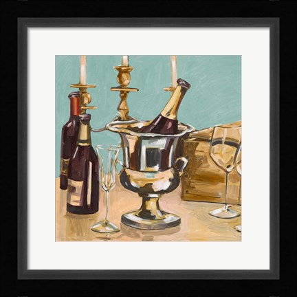 Framed Dinner Party II Print