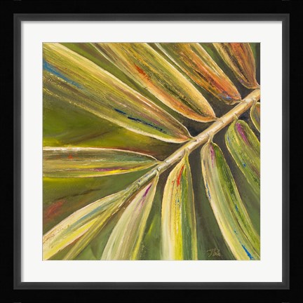 Framed Green Close Up II Print