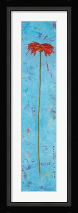 Framed Blue Tiny Flower II Print