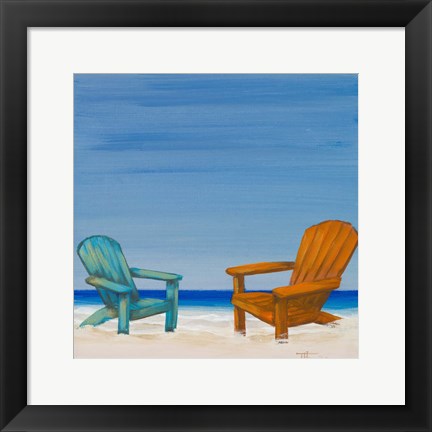 Framed Coastal Scene IV Print