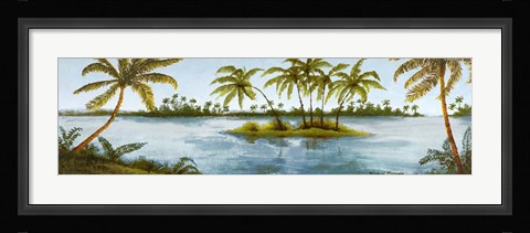 Framed Cool Tropics I Print