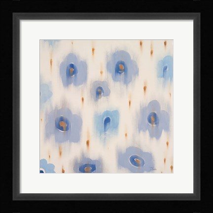 Framed Blue Bloom Print