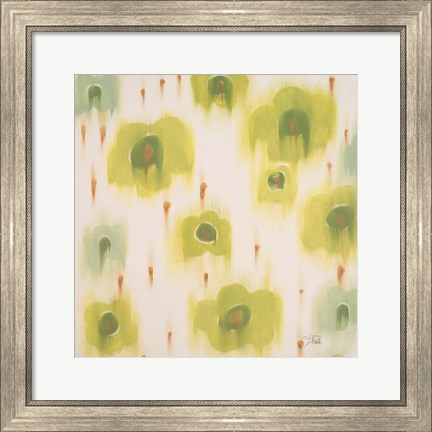 Framed Green Bloom Print