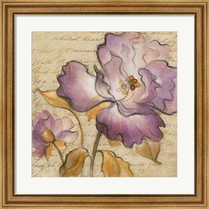 Framed Lilac Dream I Print